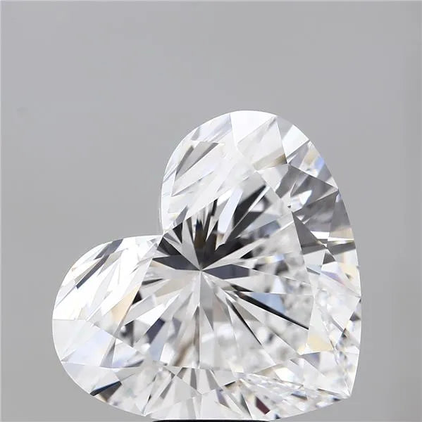 10.08 ct Heart GIA certified Loose diamond, D color | VVS2 clarity