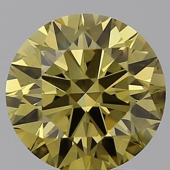 1.89ct Round Lab Grown Diamond (Colour Fancy Intense Yellow, Clarity VS2, Cut EX, IGI Certified)