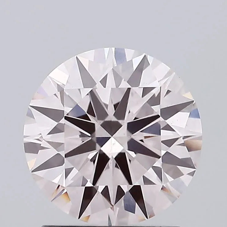 1.56ct Round Lab Grown Diamond (Fancy Brown Pink, Clarity VS1, Cut EX, IGI)