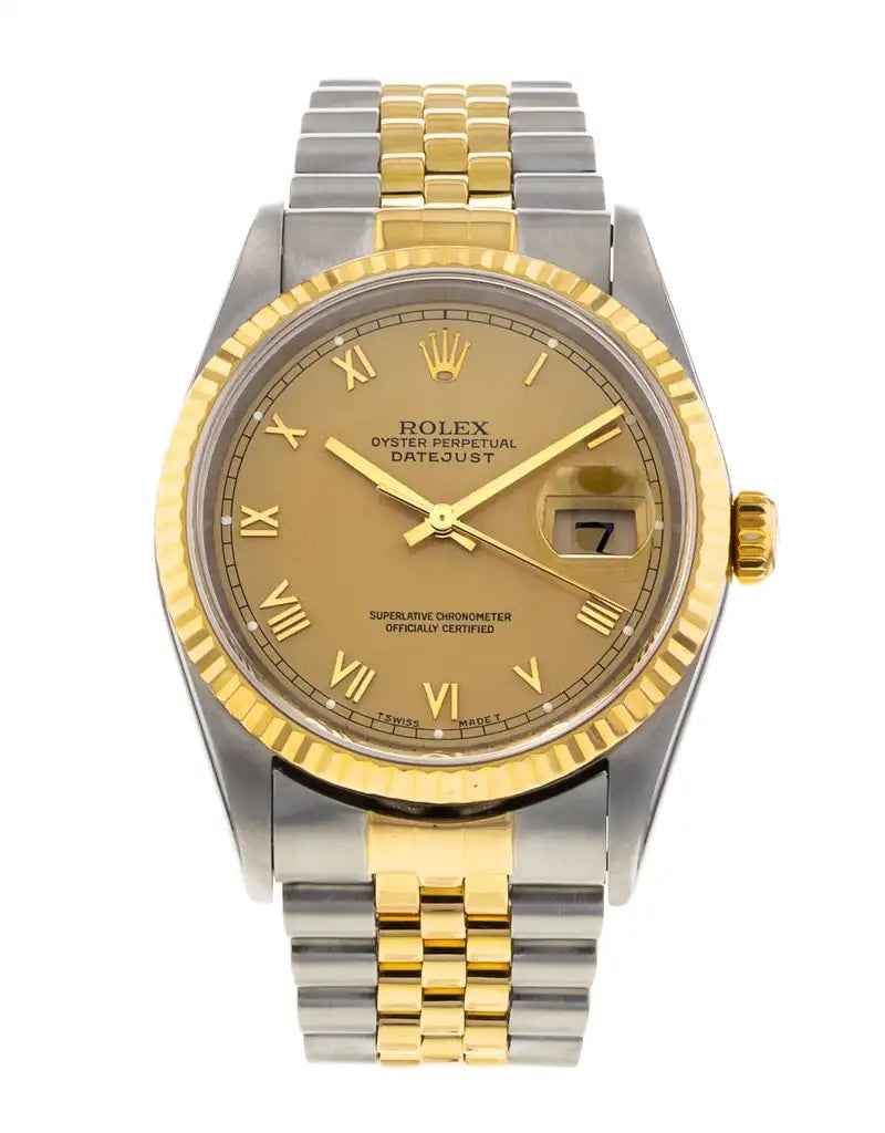 Rolex Datejust 36mm Stainless Steel and Yellow Gold Unisex Watch