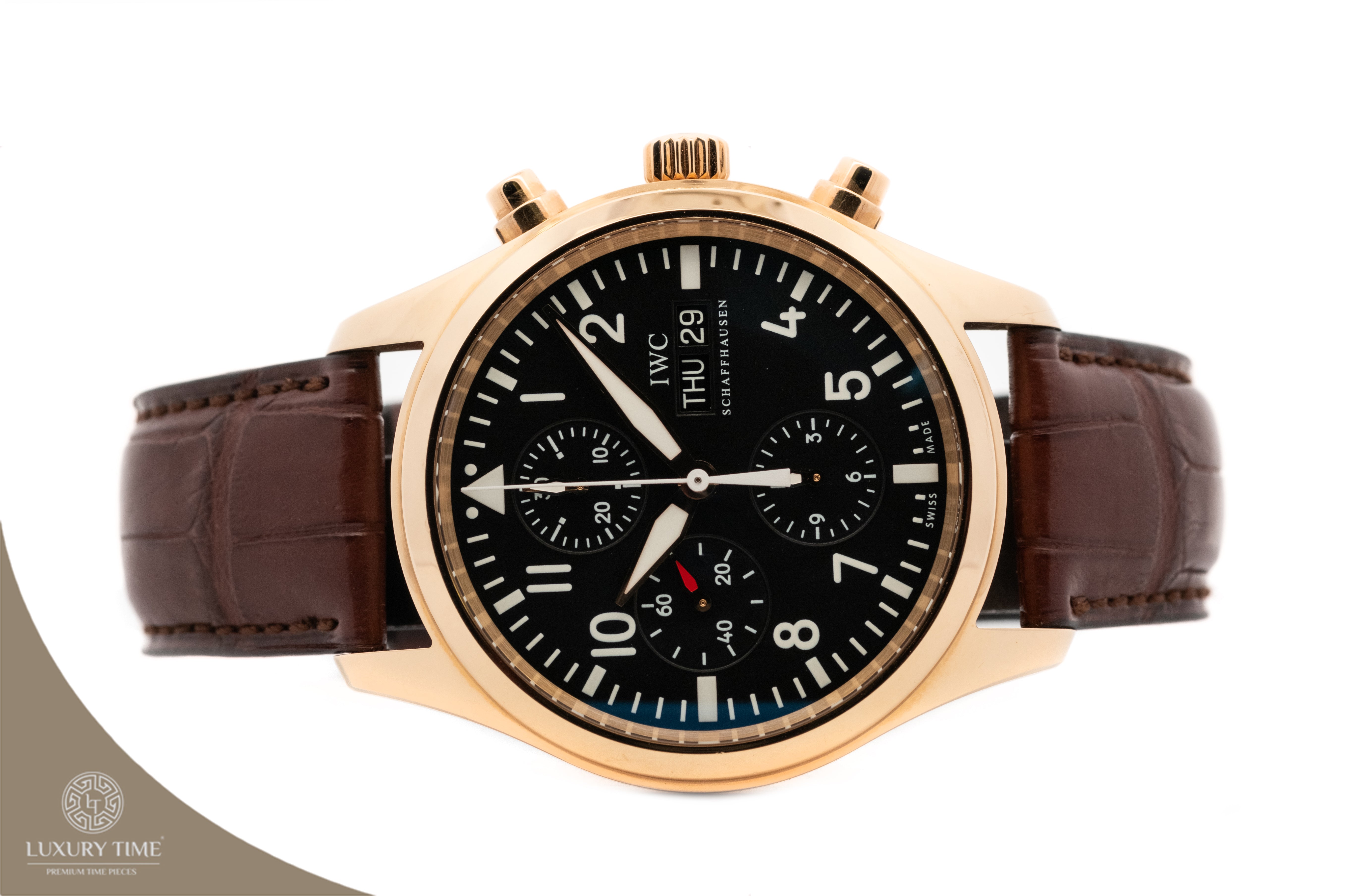 IWC Classic Pilot's Automatic Chronograph Mens Watch