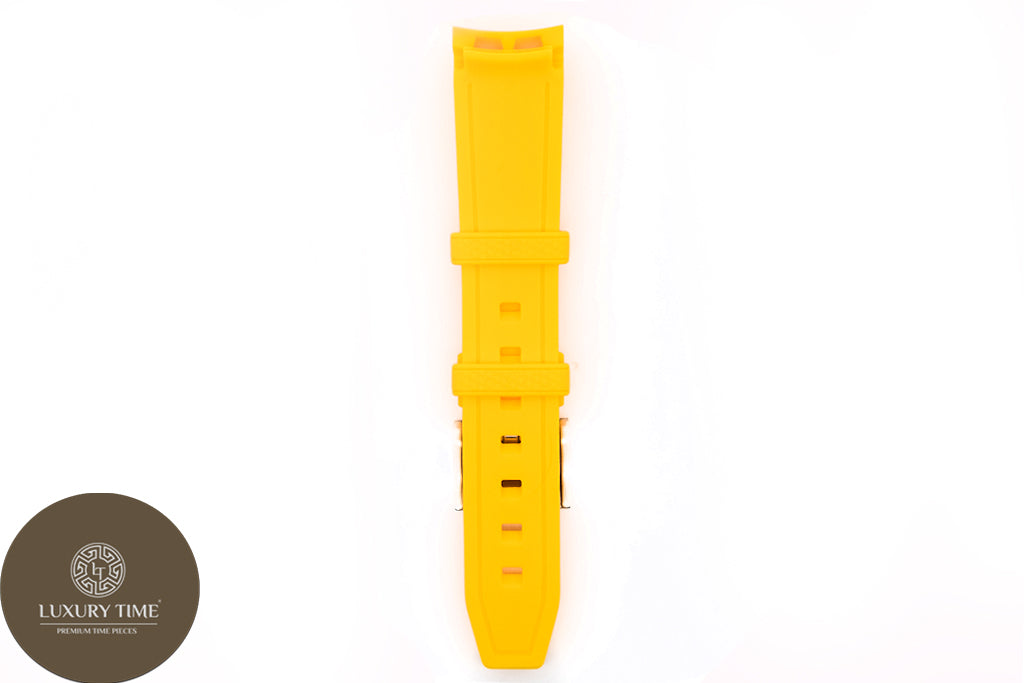 Yellow Omega x Swatch Moonwatch Strap