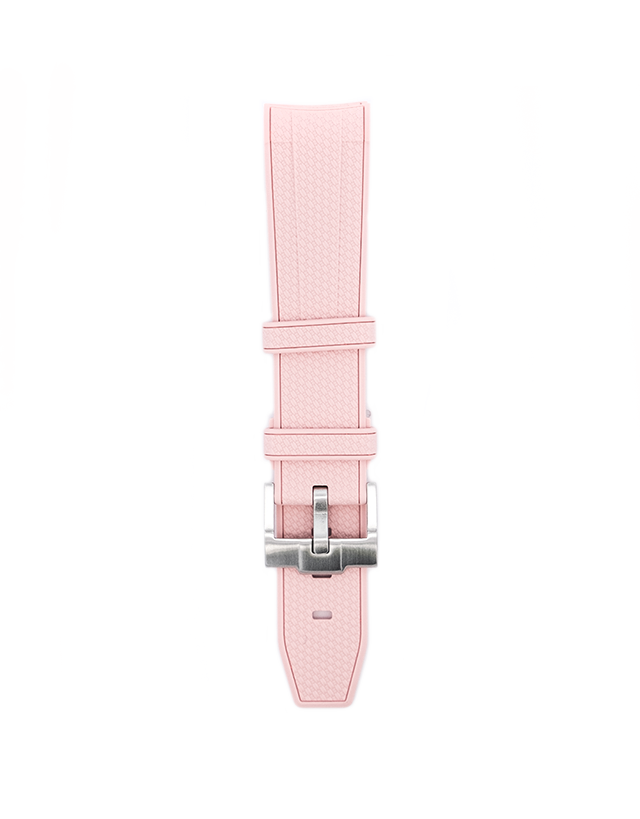 Light Pink Rubber Omega x Swatch Moonwatch Strap