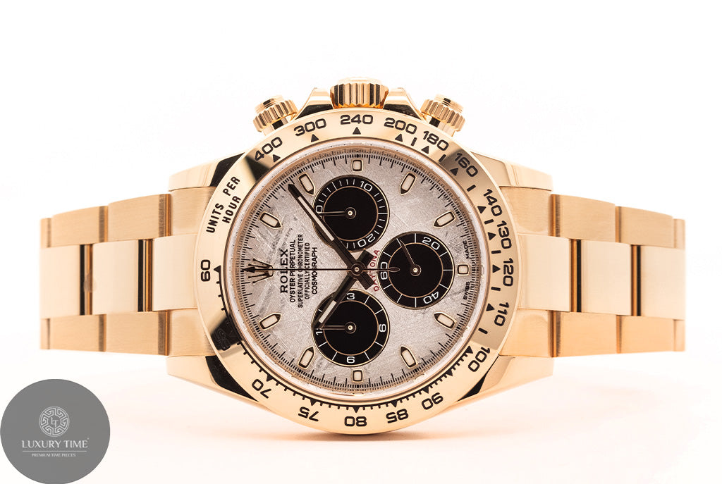 Rolex Daytona Yellow Gold Meteorite Dial Men's Watch
