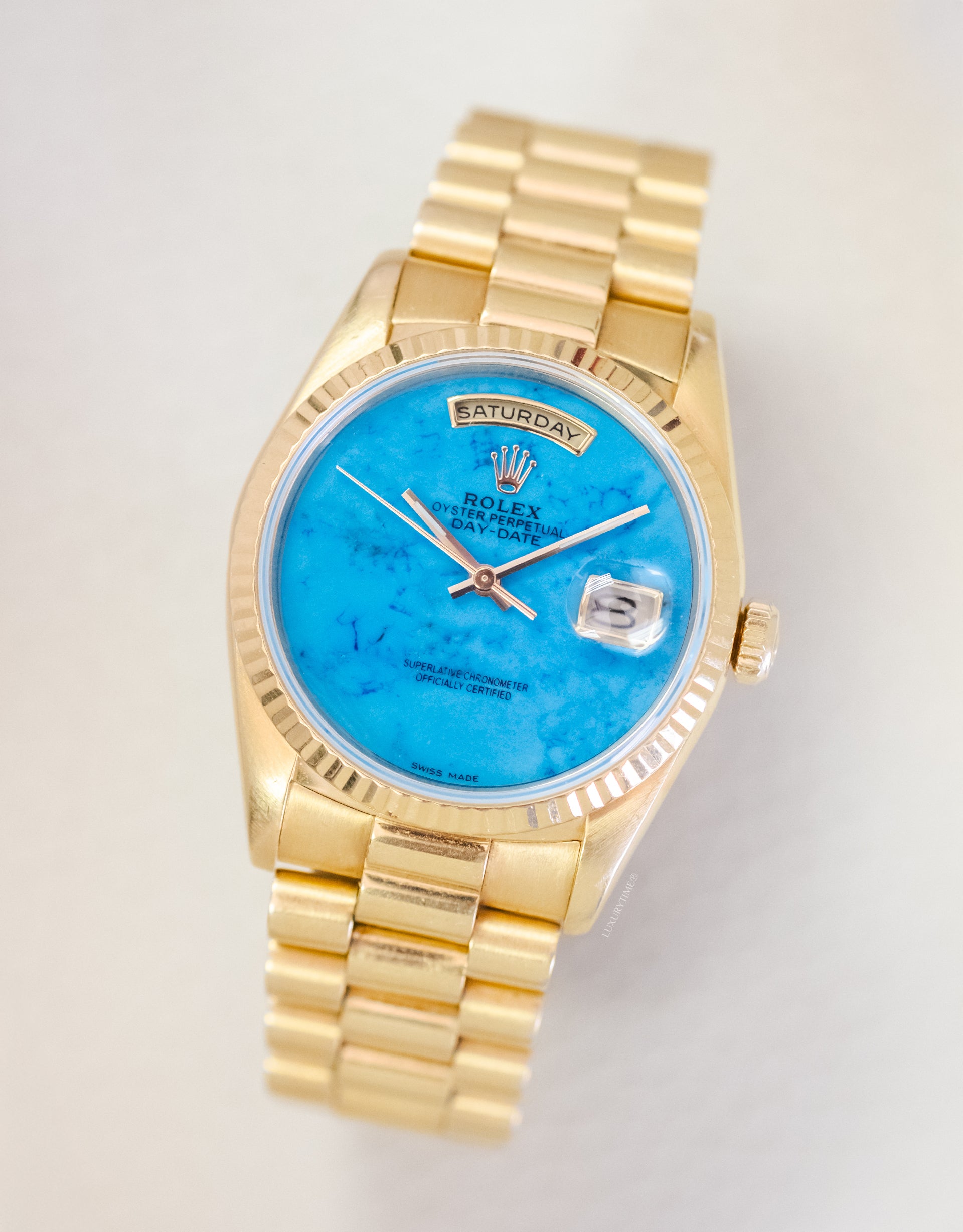 Rolex Day-Date Yellow Gold Mens Watch