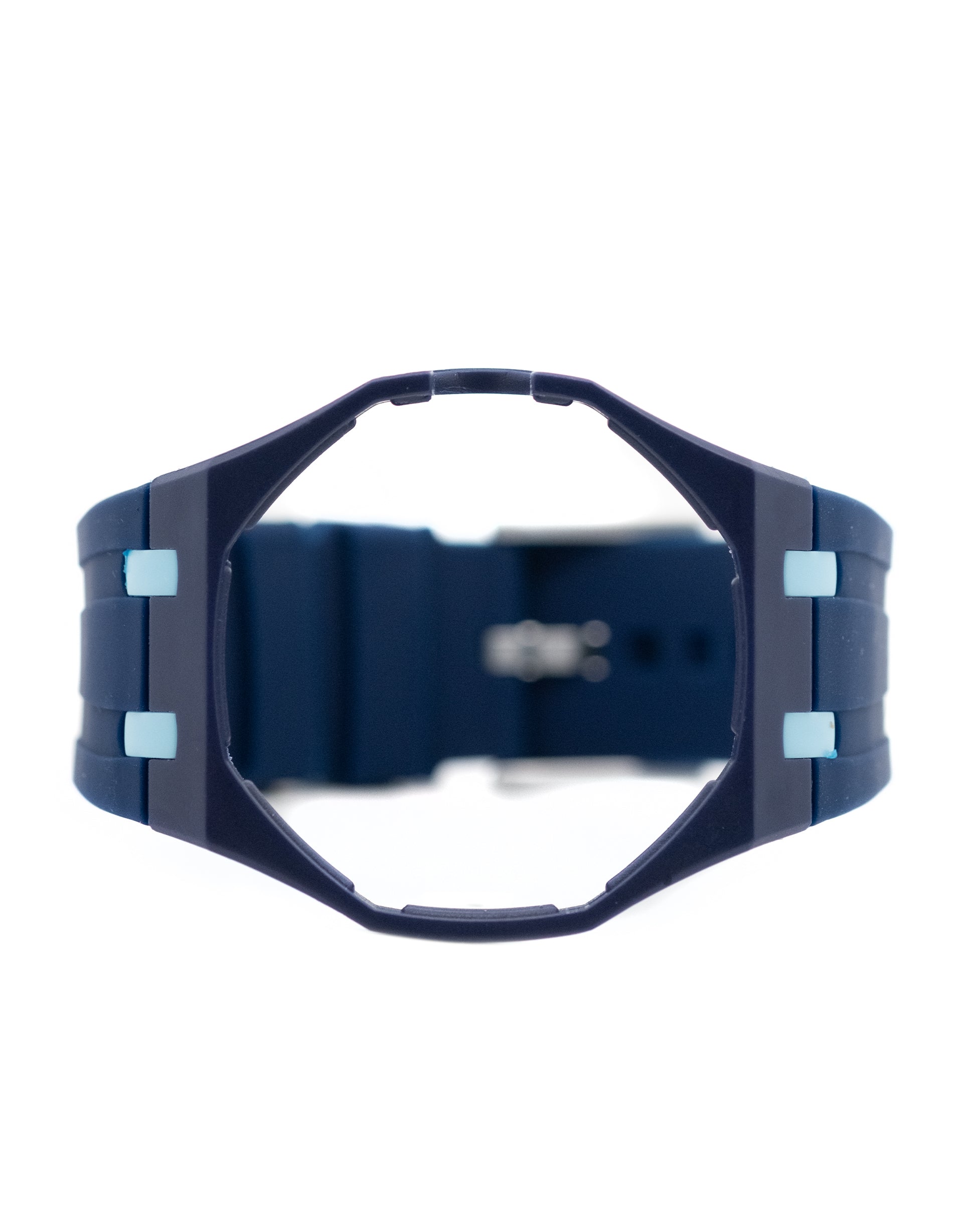 Audemars Piquet Swatch POP Watch Strap - Dark Blue with Light Blue