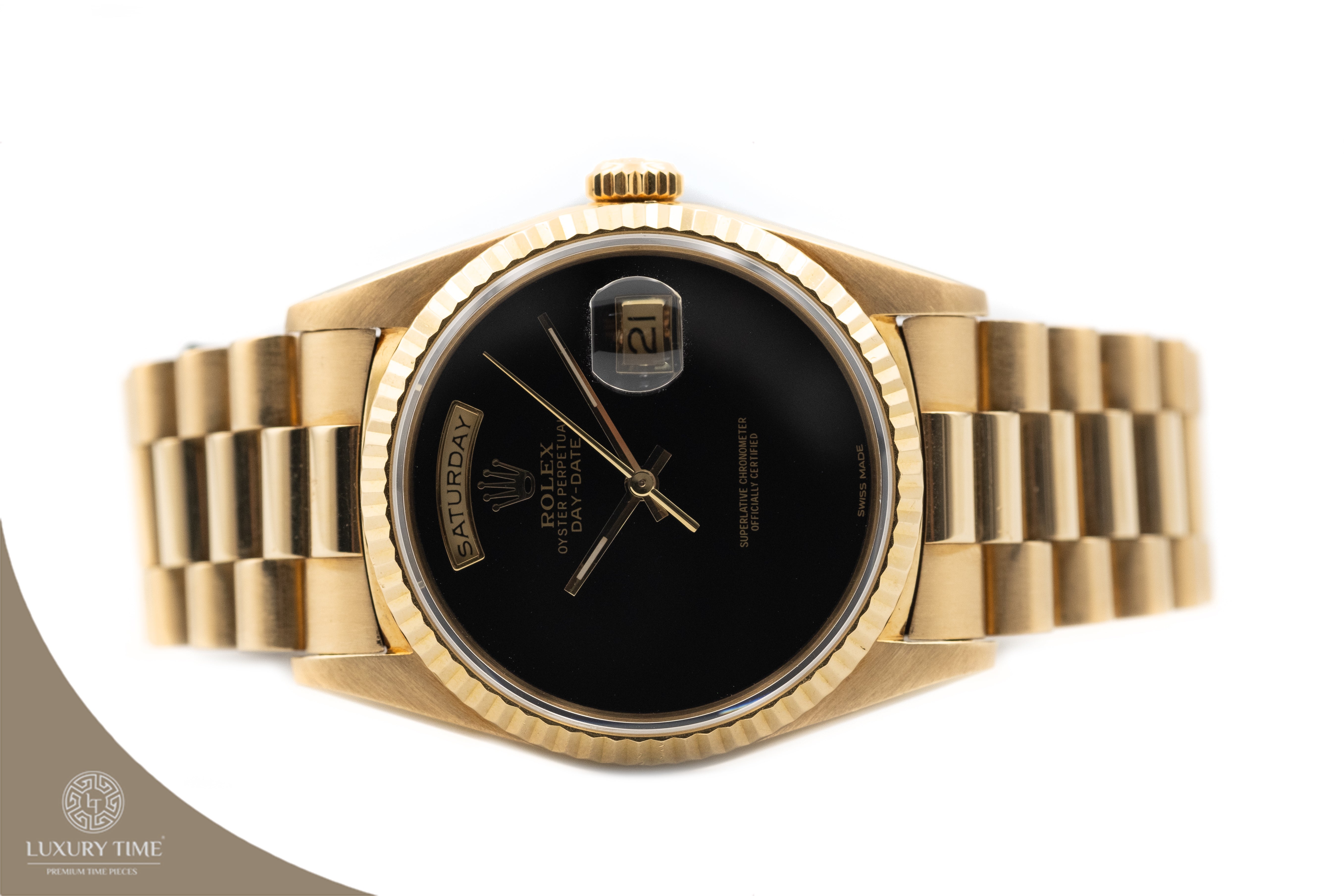 Rolex Day-Date Yellow Gold Mens Watch