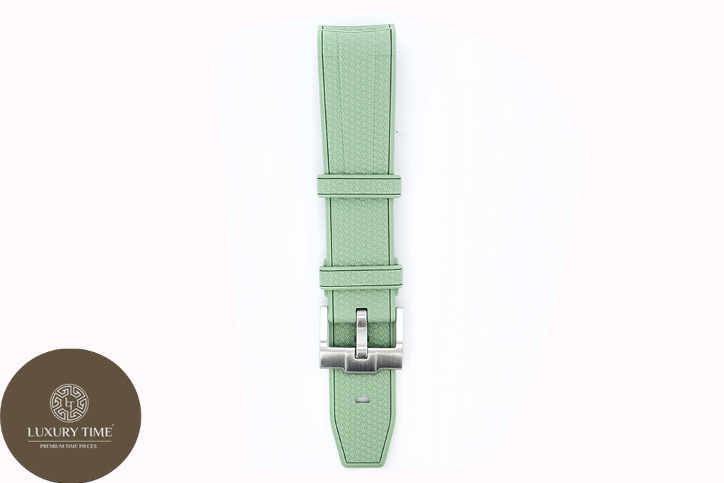 Light Green Rubber Omega x Swatch Moonwatch Strap