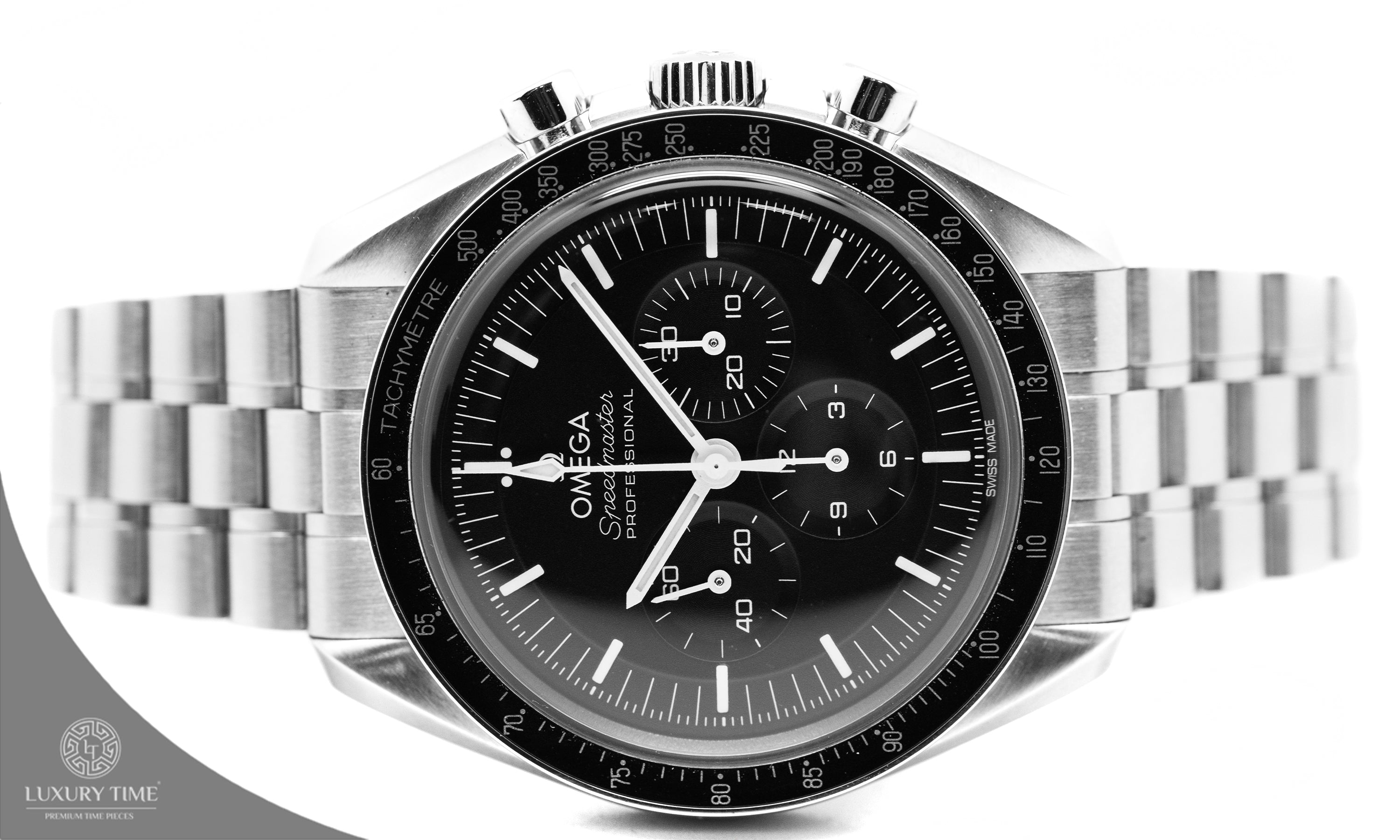 Omega Speedmaster Chronograph Hand Wind Black Dial Men's Watch