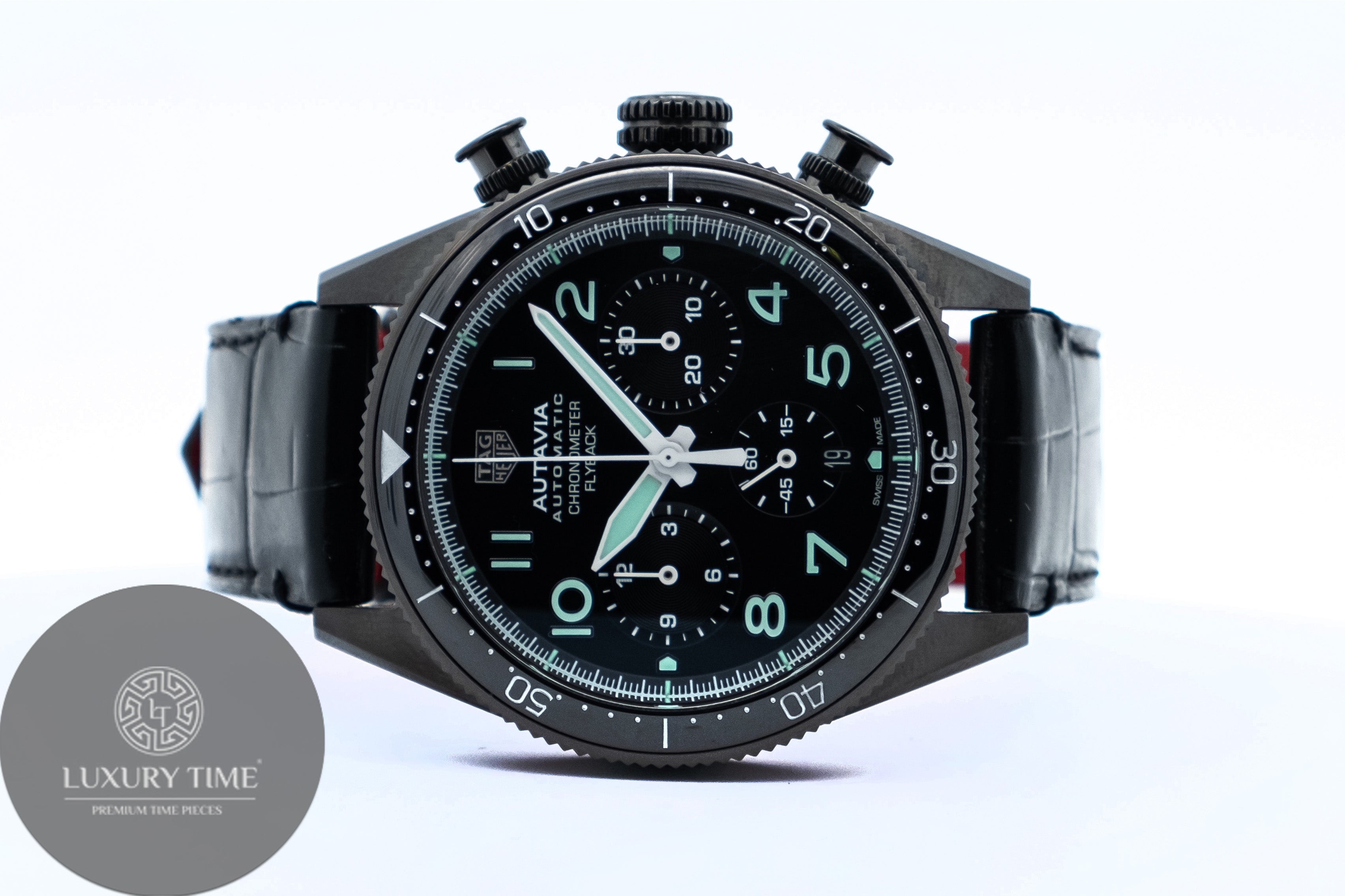 Tag Heuer Autavia Flyback Chronometer 42mm Mens Watch