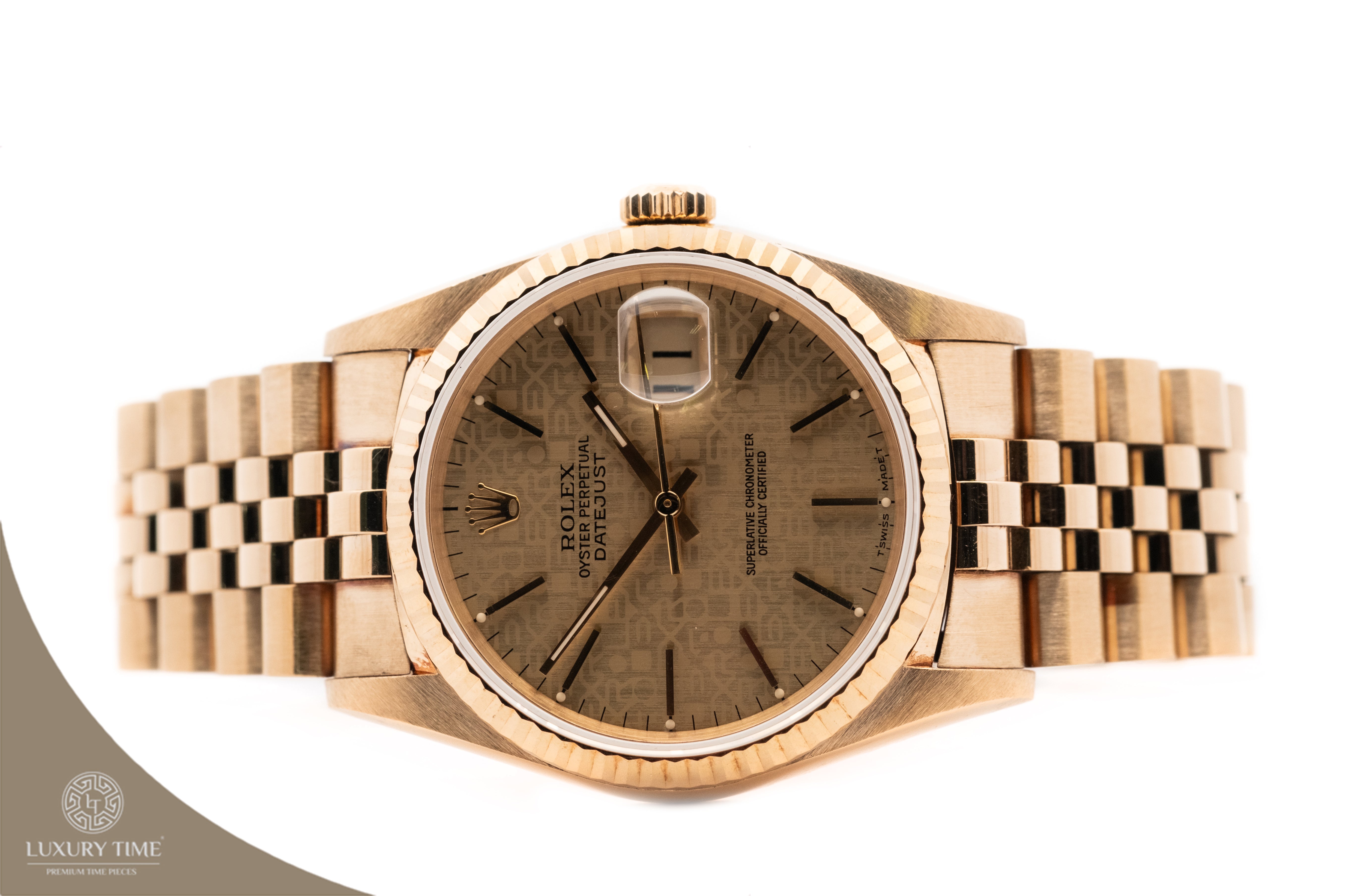 Rolex Datejust Yellow Gold Men's Watch