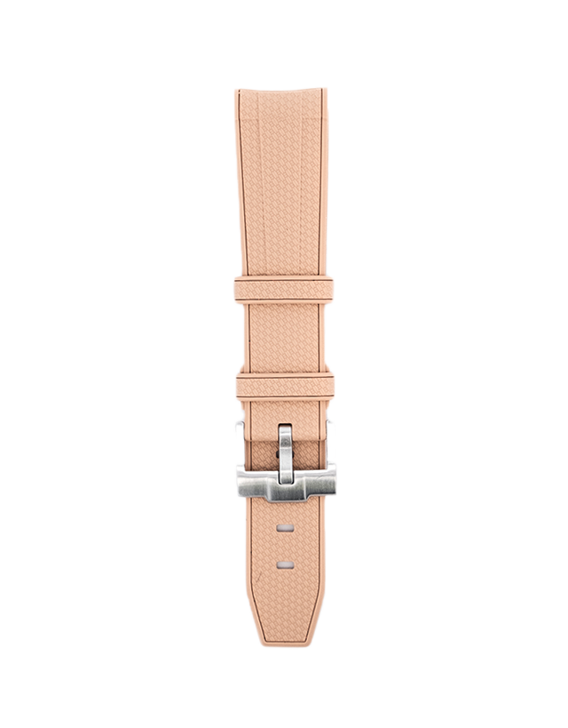 Tan Rubber Omega x Swatch Moonwatch Strap