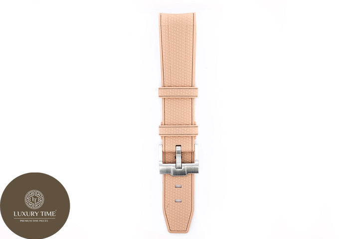 Tan Rubber Omega x Swatch Moonwatch Strap