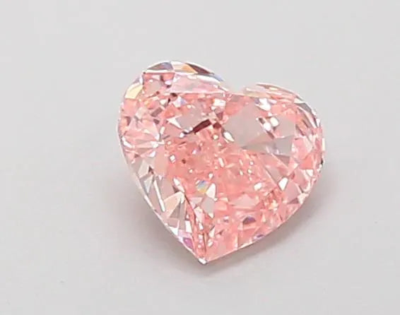 0.58ct Heart Lab Grown Diamond (Colour Fancy Intense Pink, Clarity VVS2, IGI Certified)