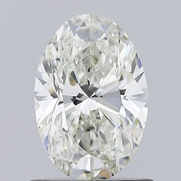 1.01ct Oval Natural Diamond (Colour J, Clarity SI1, GIA Certified)