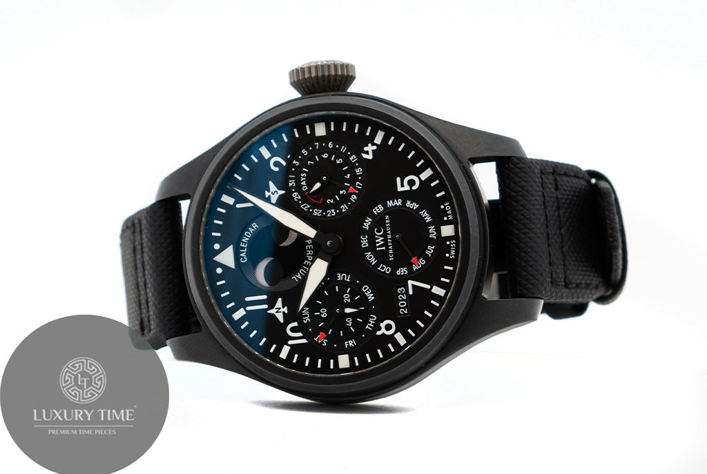 IWC Big Pilot's Watch Perpetual Calendar TOP GUN Mens Watch