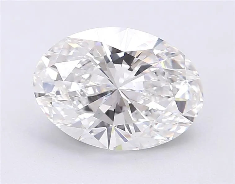 3.02ct Oval Lab Grown Diamond (Colour E, Clarity VS2, IGI Certified)