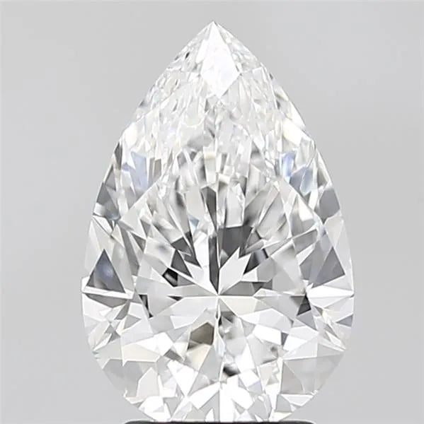 2.45ct Pear Lab Grown Diamond (Colour D, Clarity VVS2, IGI Certified)