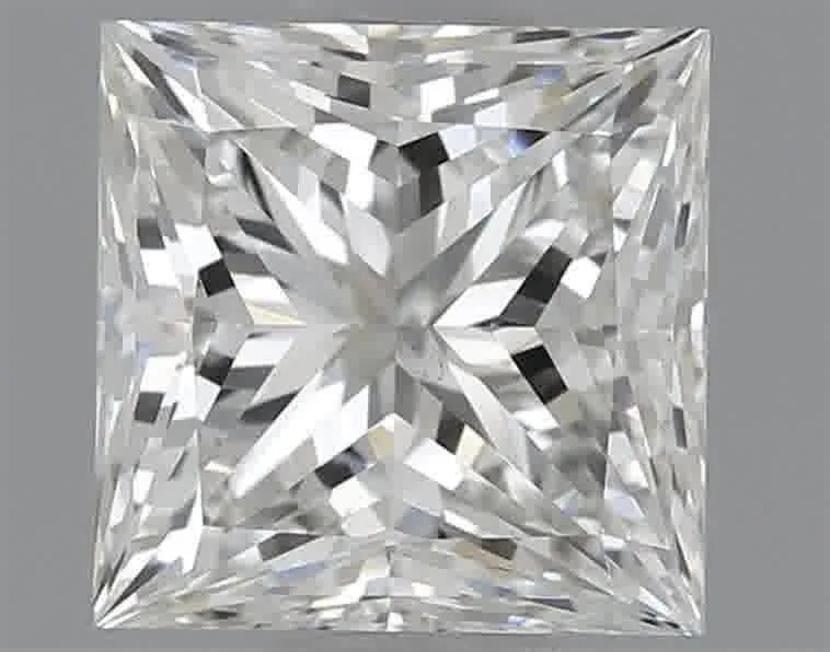 1.27ct Princess Natural Diamond (Colour I, Clarity VS2, Cut GD, GIA Certified)