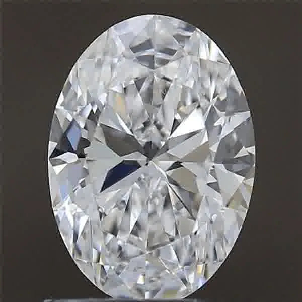 0.96ct Oval Natural Diamond (Colour D, Clarity IF, GIA Certified)