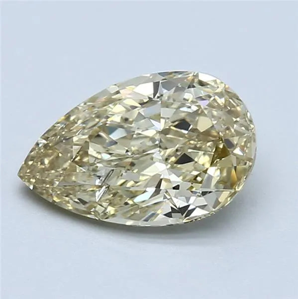 2.02ct Pear Natural Diamond (Fancy Brownish Yellow, Clarity SI2, GIA)