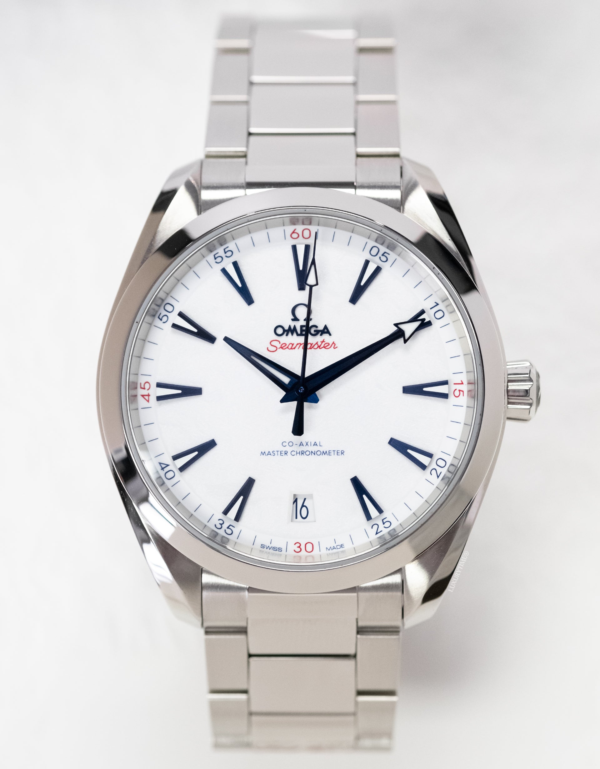 Omega Seamaster Aqua Terra Automatic Chronometer White Dial Men's Watch