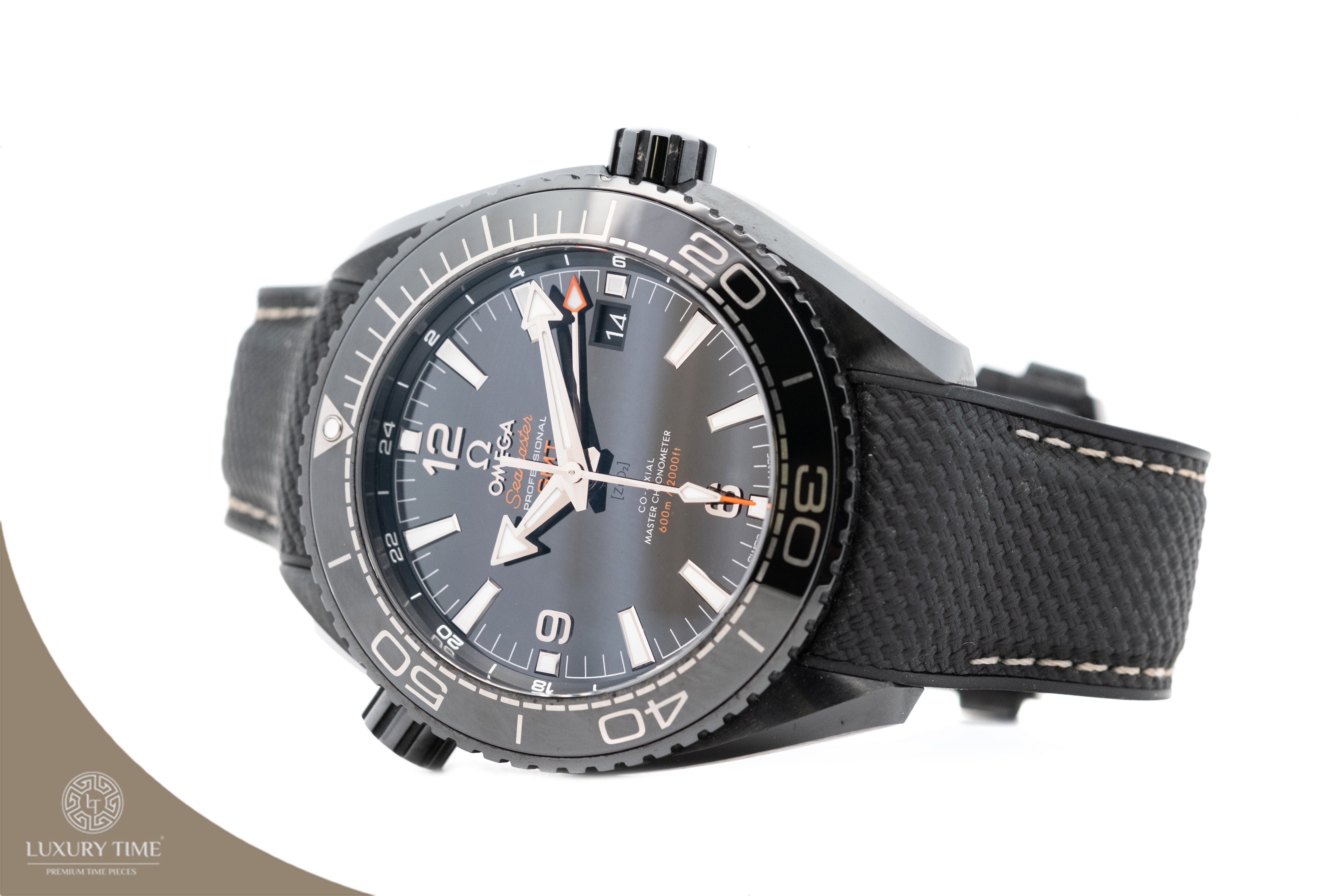 Omega Seamaster Planet Ocean GMT Deep Black Men's Watch