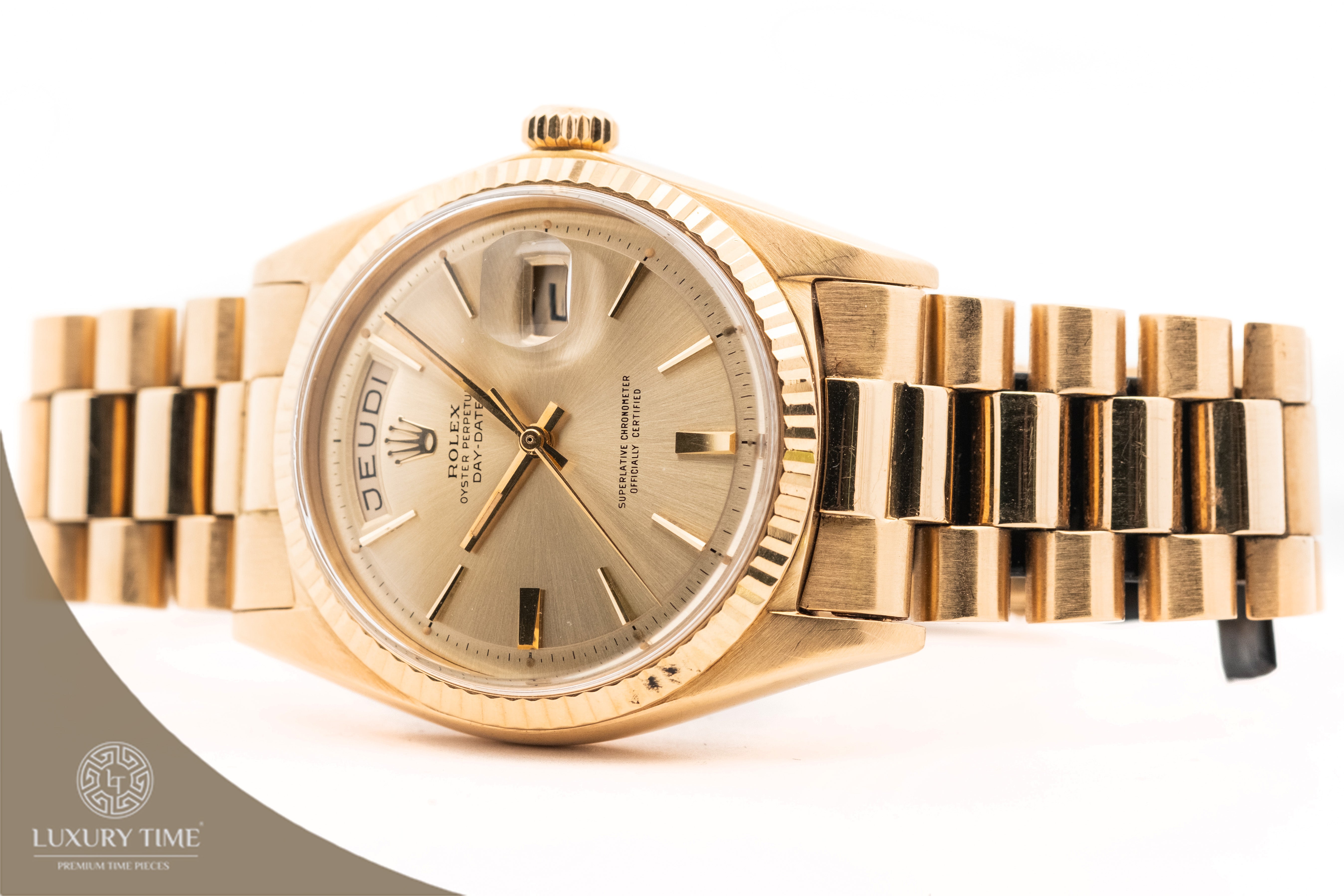 Rolex Day-Date Yellow Gold Mens Watch