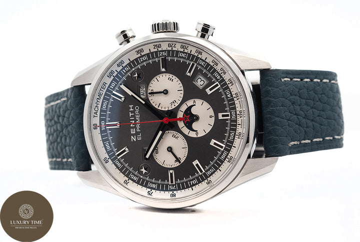 Zenith El Primero 410 Complete Calendar Moonphase Mens Watch