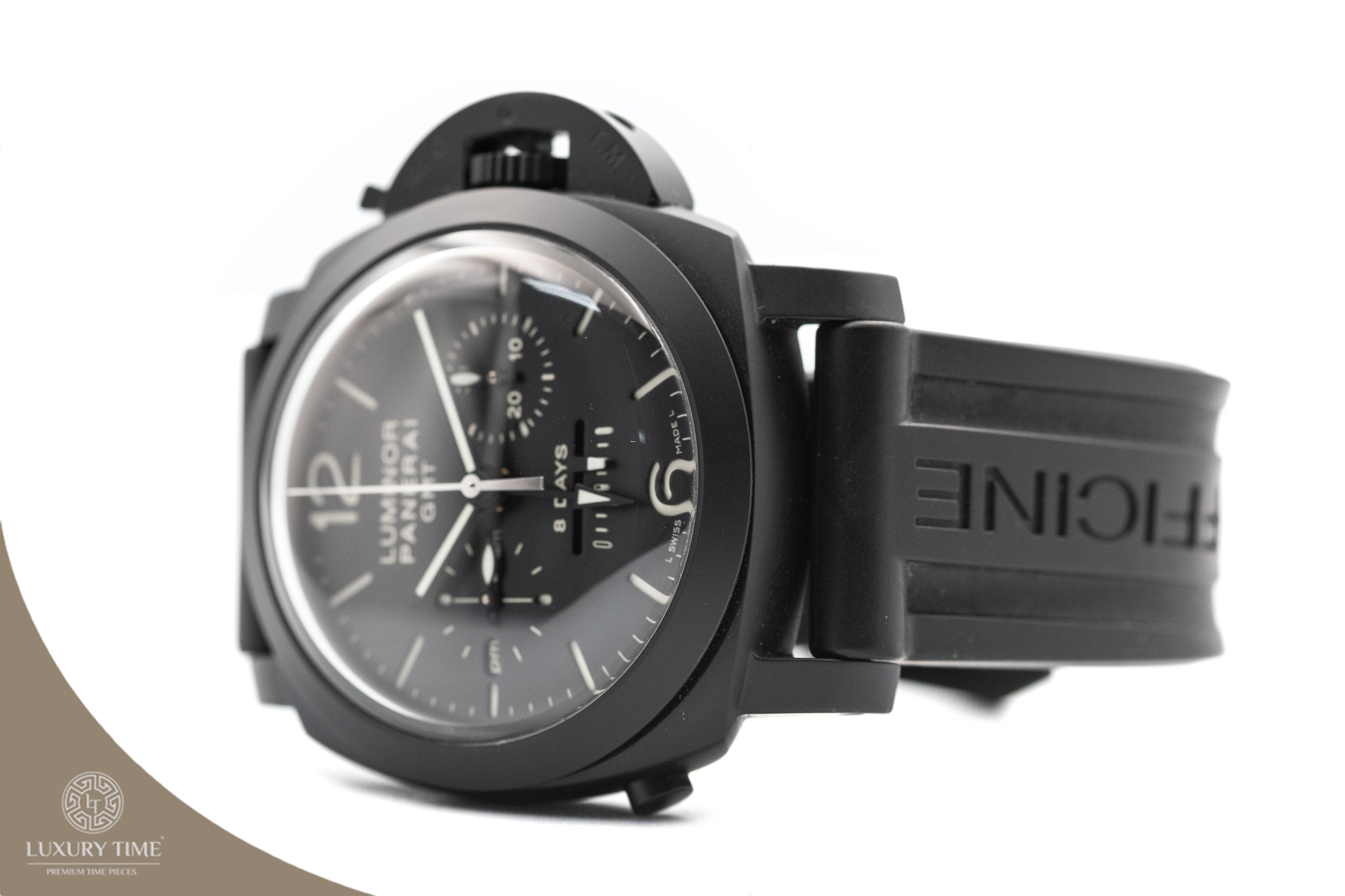Panerai Luminor 1950 8 Days Chrono Monopulsante GMT Mens Watch