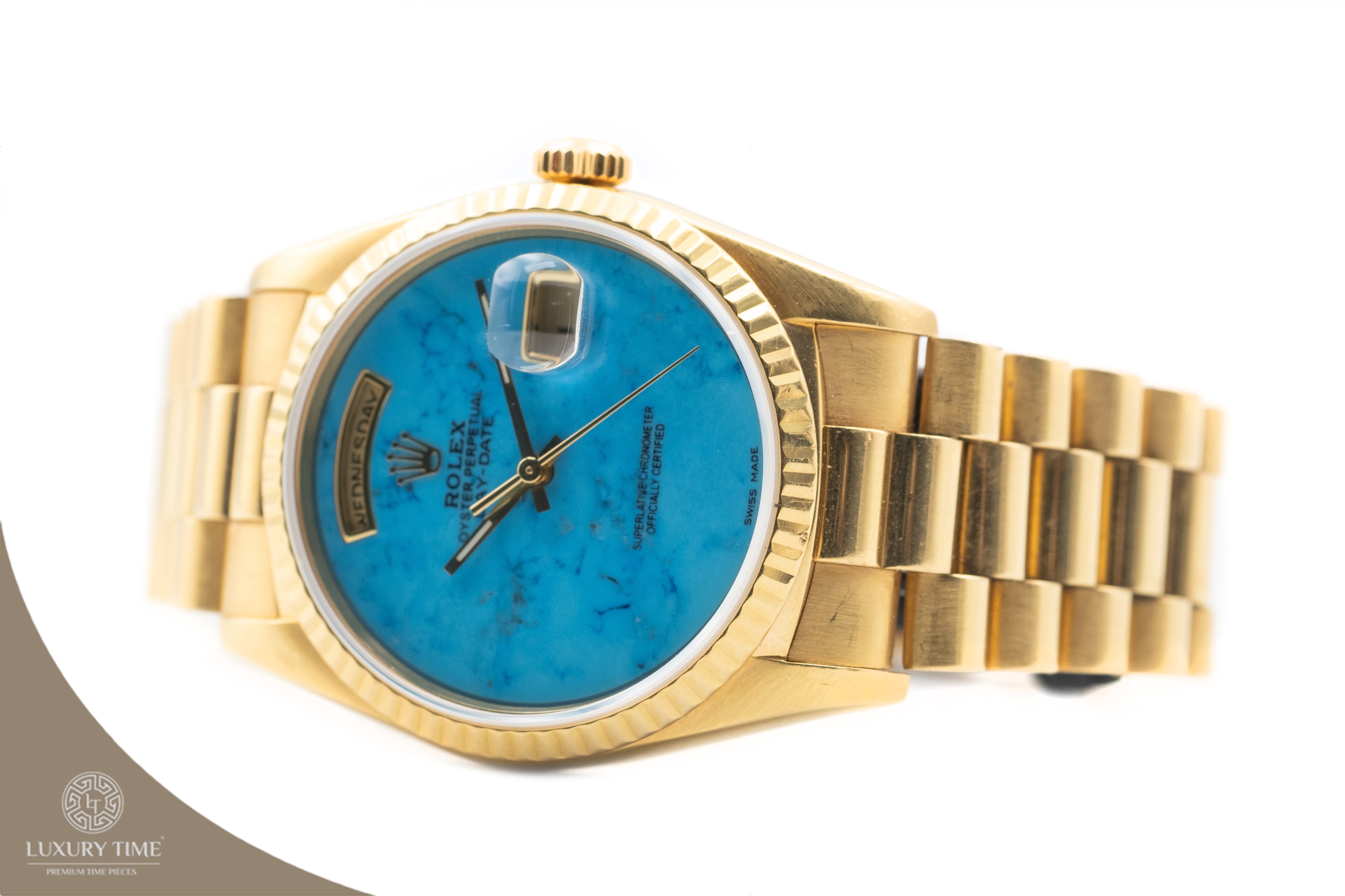 Rolex Day-Date Yellow Gold Mens Watch