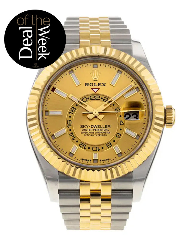 Rolex Sky-Dweller Champagne Dial Men's Watch
