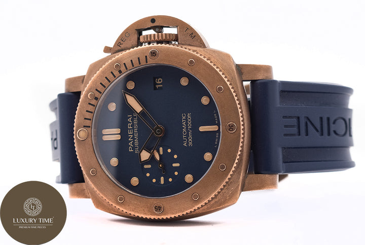 Panerai Submersible Bronzo Blu Abisso Automatic Men's Watch