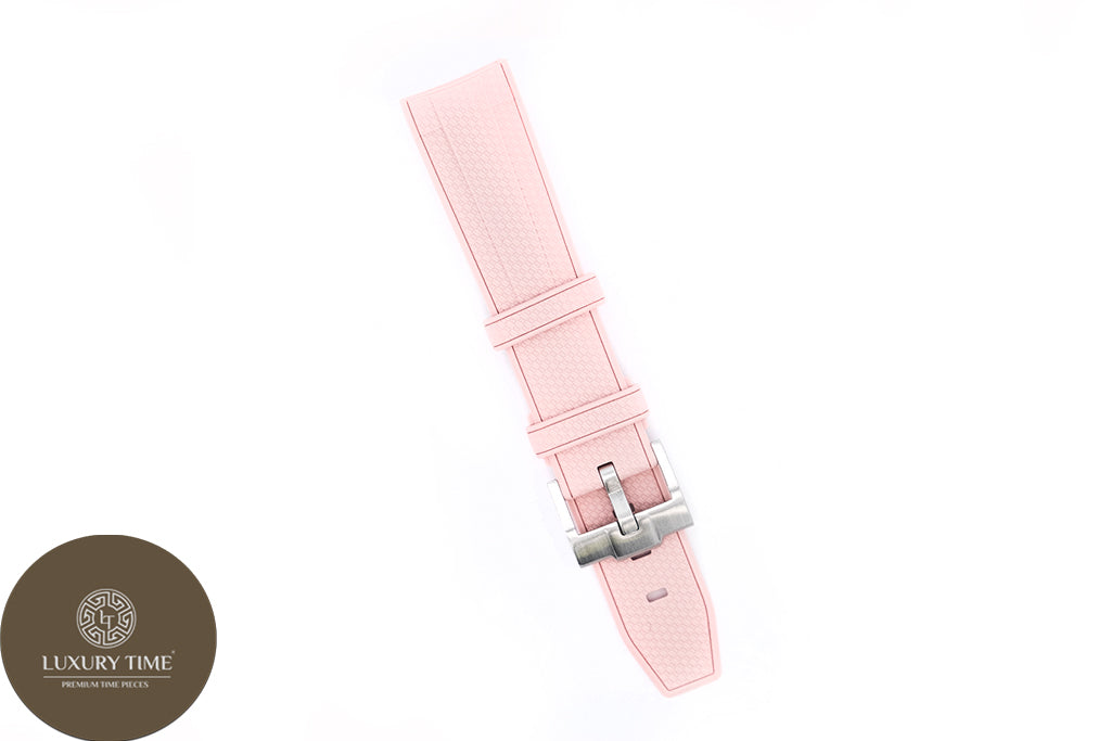 Light Pink Rubber Omega x Swatch Moonwatch Strap