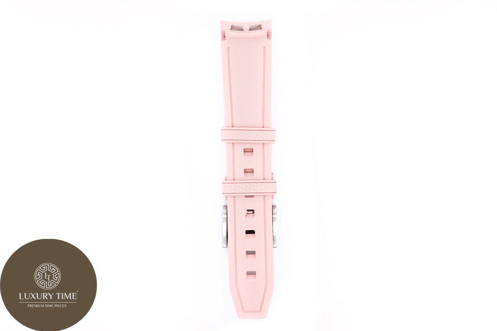 Light Pink Rubber Omega x Swatch Moonwatch Strap