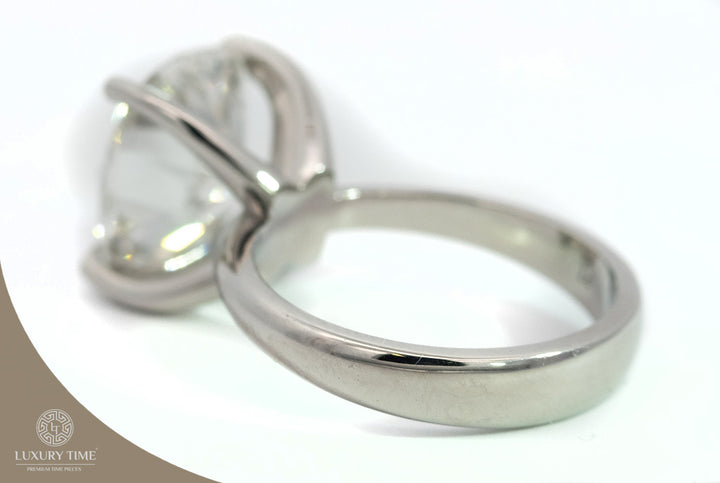 5.32CT TOTAL Cushion Brilliant Cut Diamond Ring in Platinum