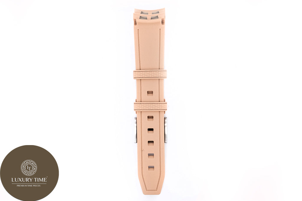 Tan Rubber Omega x Swatch Moonwatch Strap