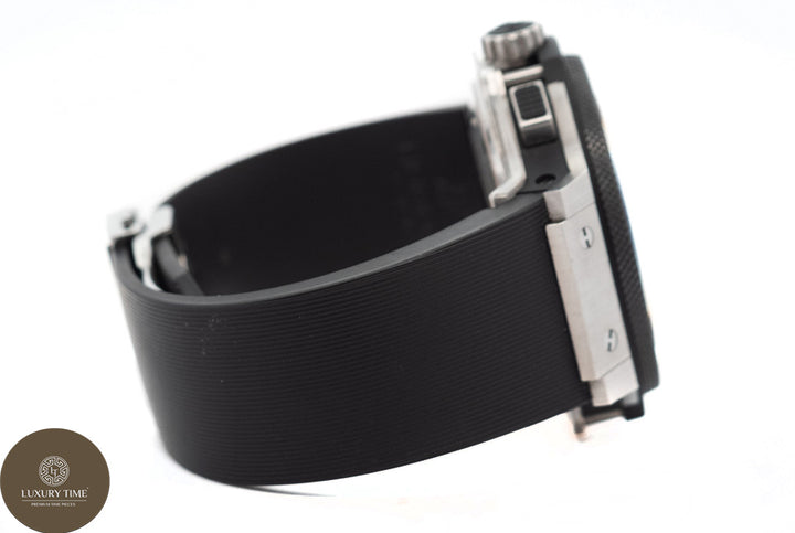 Hublot Big Bang 44mm Steel Ceramic Black Chronograph Rubber Strap Men's Watch