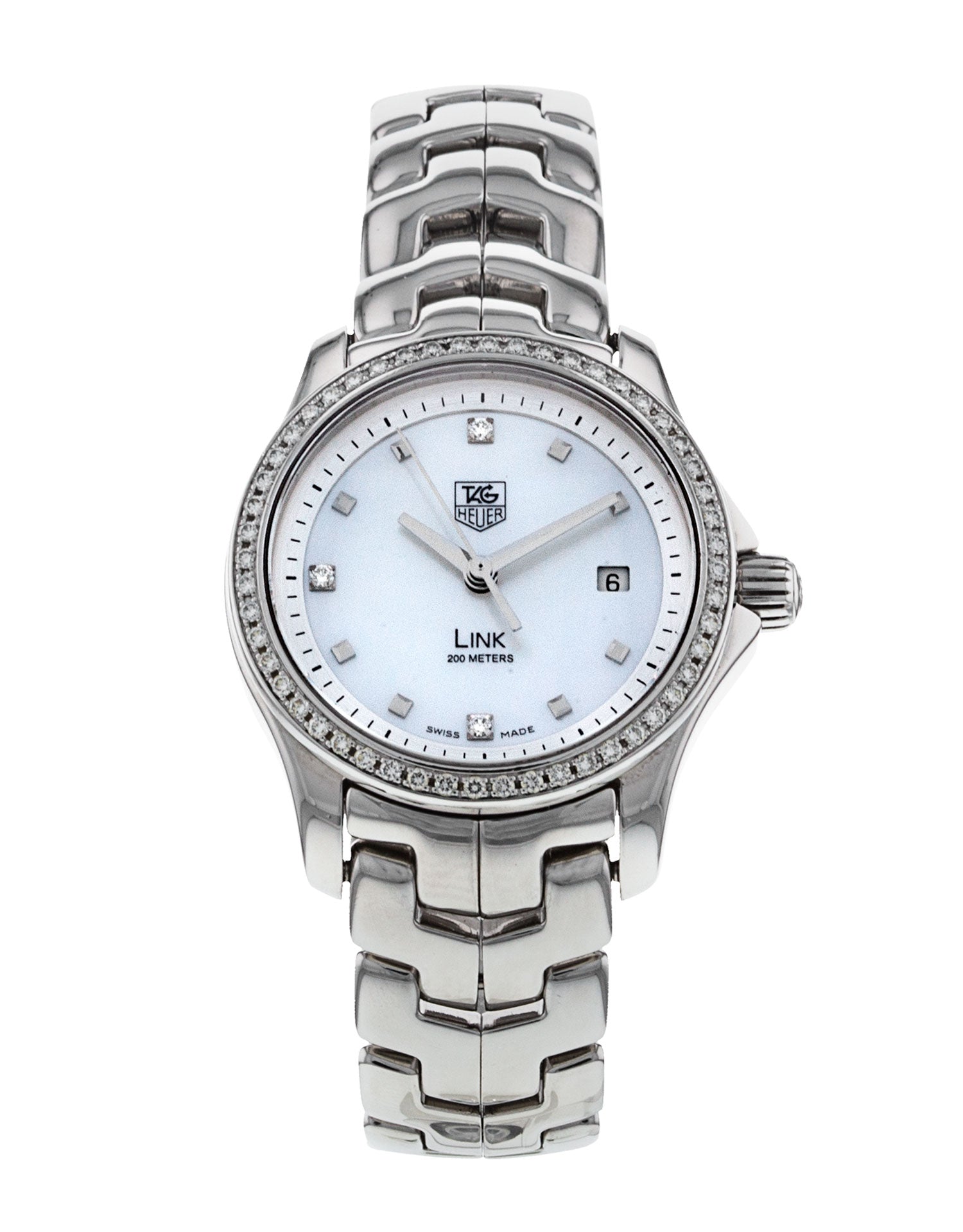 TAG Heuer Link Quartz Diamond White Dial Ladies Watch