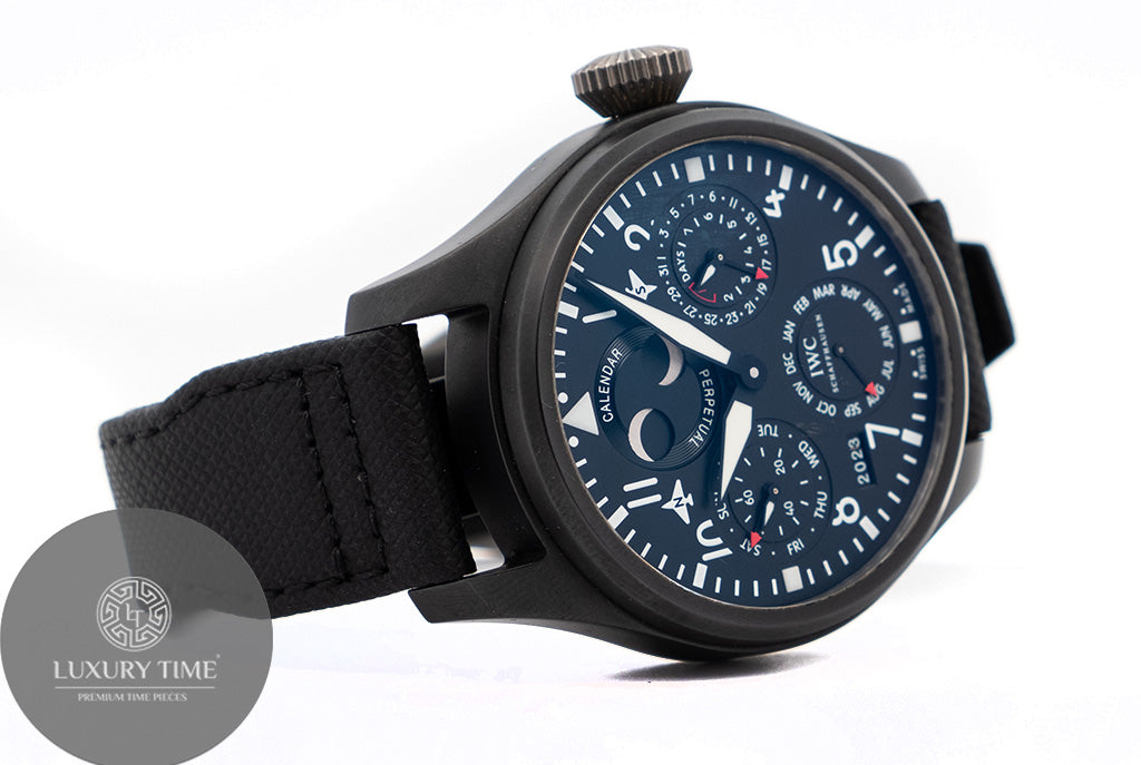 IWC Big Pilot's Watch Perpetual Calendar TOP GUN Mens Watch