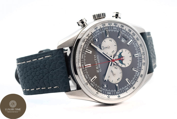 Zenith El Primero 410 Complete Calendar Moonphase Mens Watch