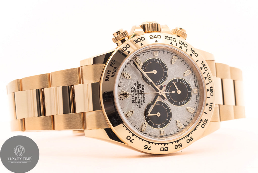 Rolex Daytona Yellow Gold Meteorite Dial Men's Watch