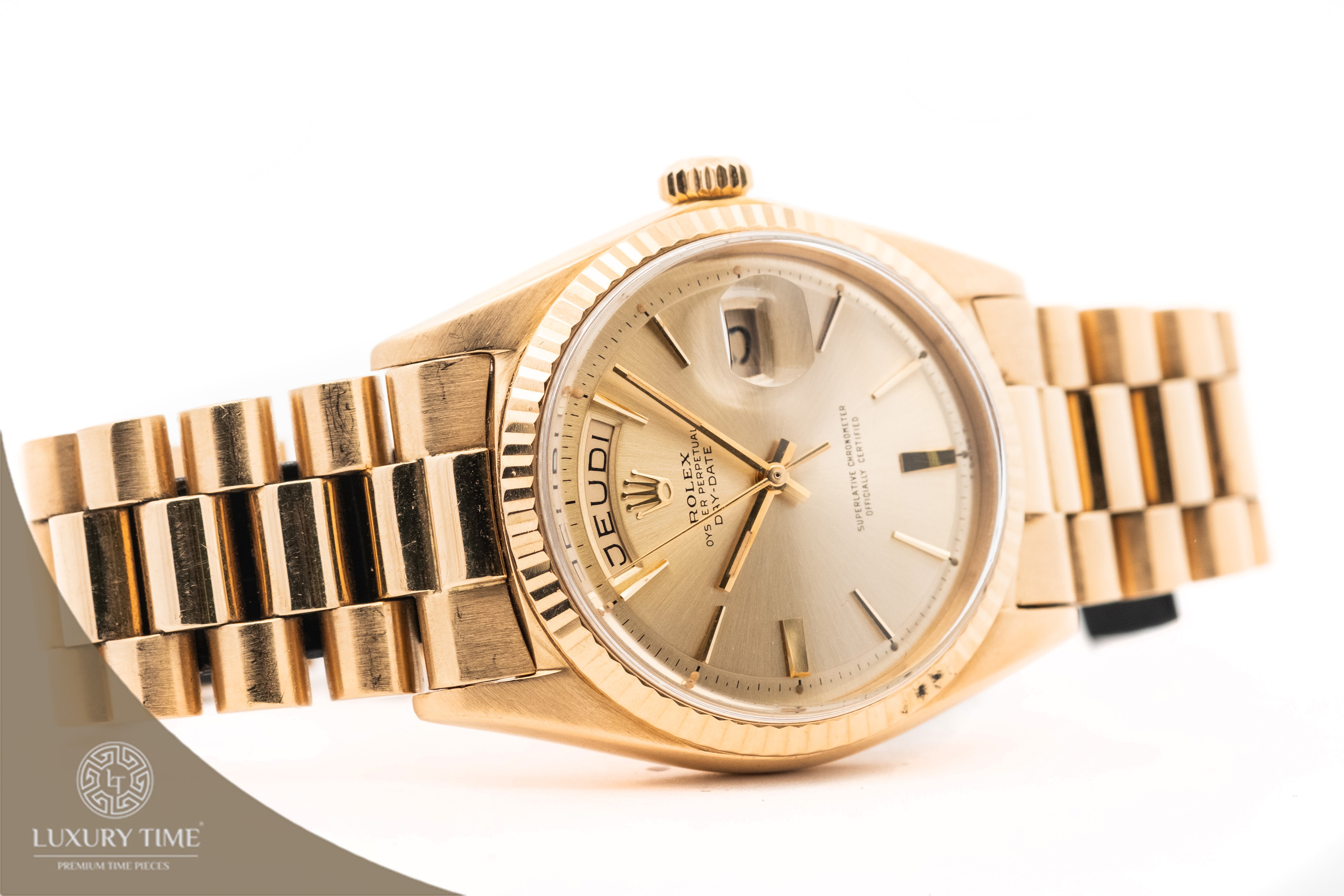 Rolex Day-Date Yellow Gold Mens Watch