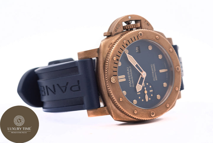 Panerai Submersible Bronzo Blu Abisso Automatic Men's Watch