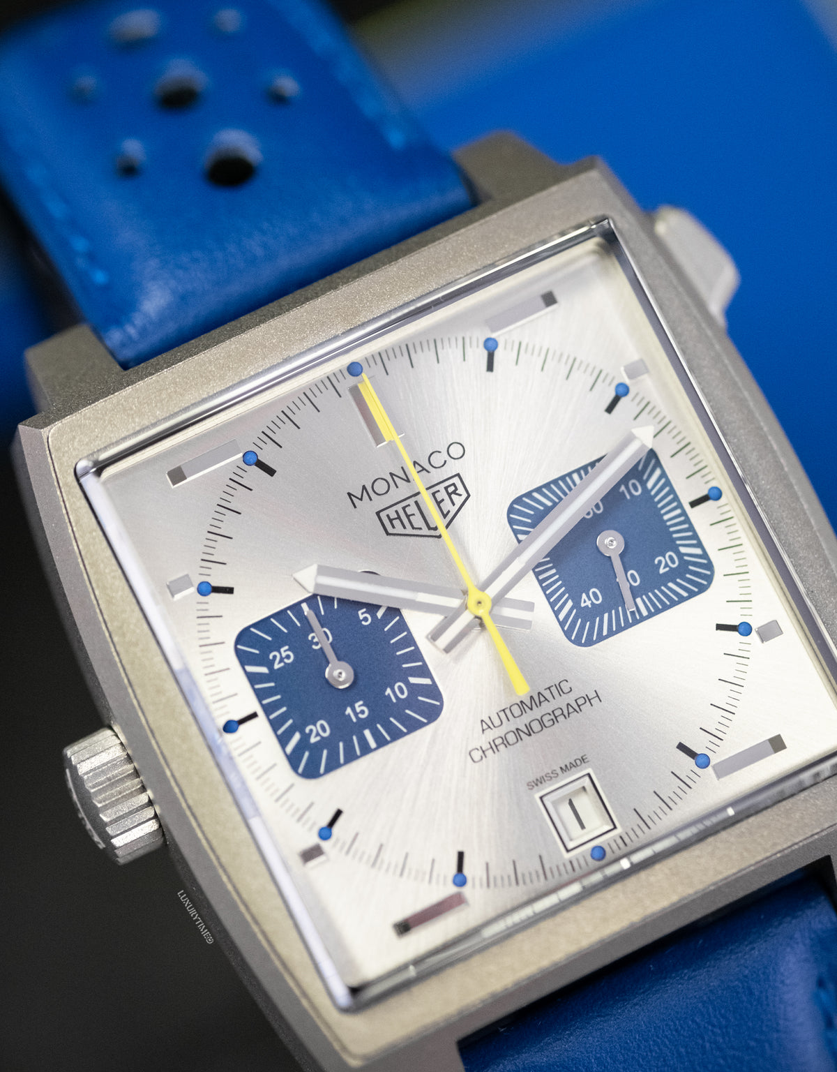 TAG Heuer Monaco Chronograph Limited Edition French Racing Blue Automatic Men's Watch