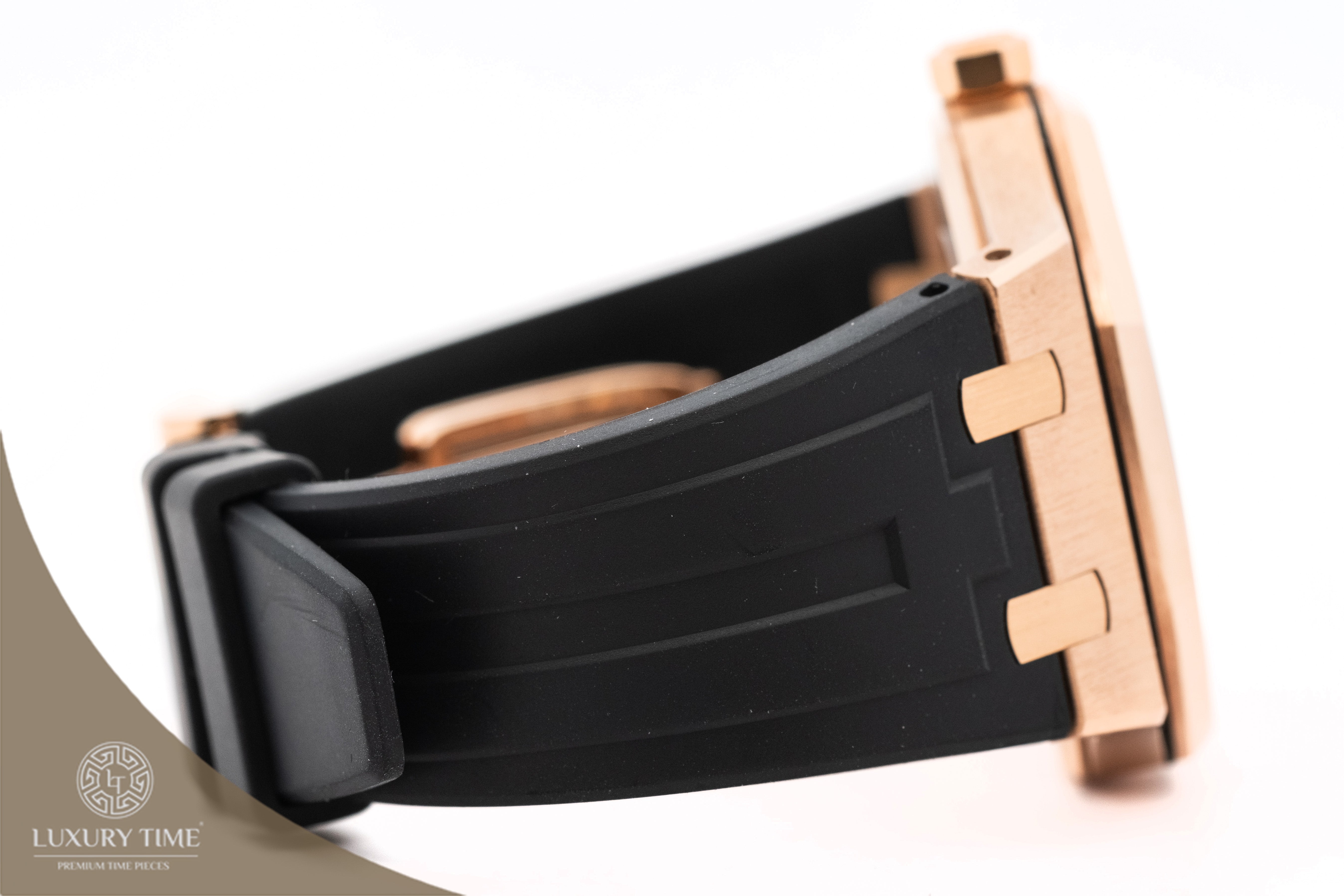 Audemars Piguet Royal Oak 15400 Pink Gold / Black / Strap
