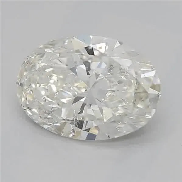 1.00ct Oval Natural Diamond (Colour J, Clarity SI2, Cut EX, GIA Certified)
