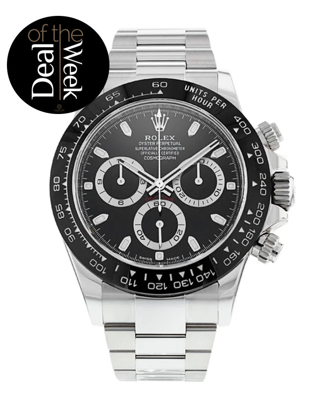 Rolex Daytona Black Dial Men's Watch