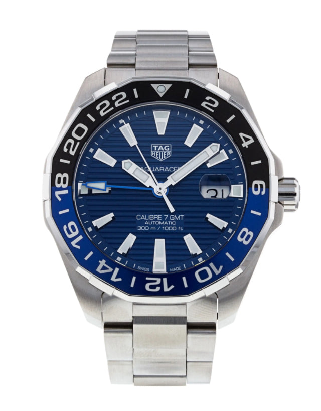 Tag Heuer Aquaracer GMT Blue Dial Men's Watch