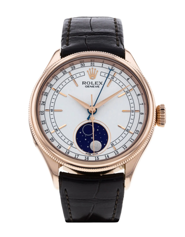 Rolex Cellini Moonphase Rose Gold Men's Watch